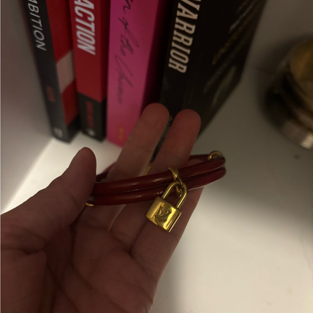 AUTHENTIC LV BRACELET RED